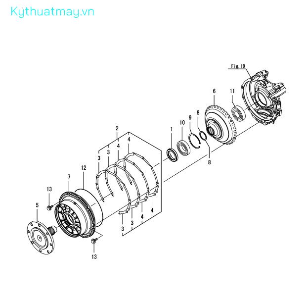 Trục chính trước